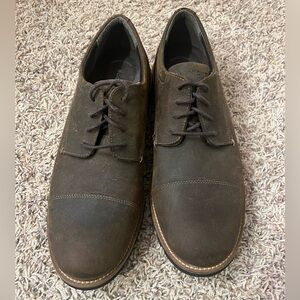 Rockport Brown Oxford Casual Memory Foam Shoes Sz 10.5 NWOB